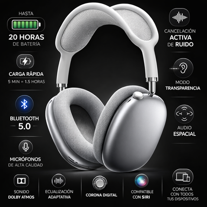 Auriculares PRO Max gris